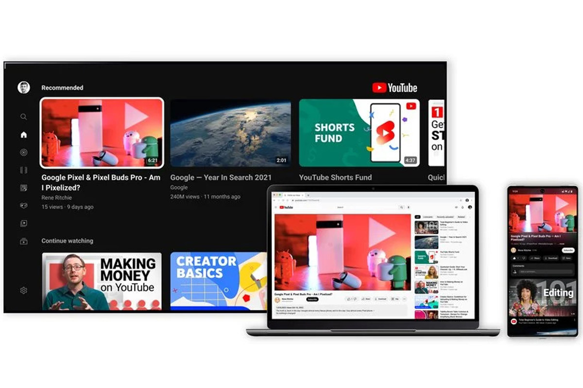 یوتیوب با طراحی و ویژگی‌های جدید برای بهبود تجربه کاربر به‌روز می‌شود
